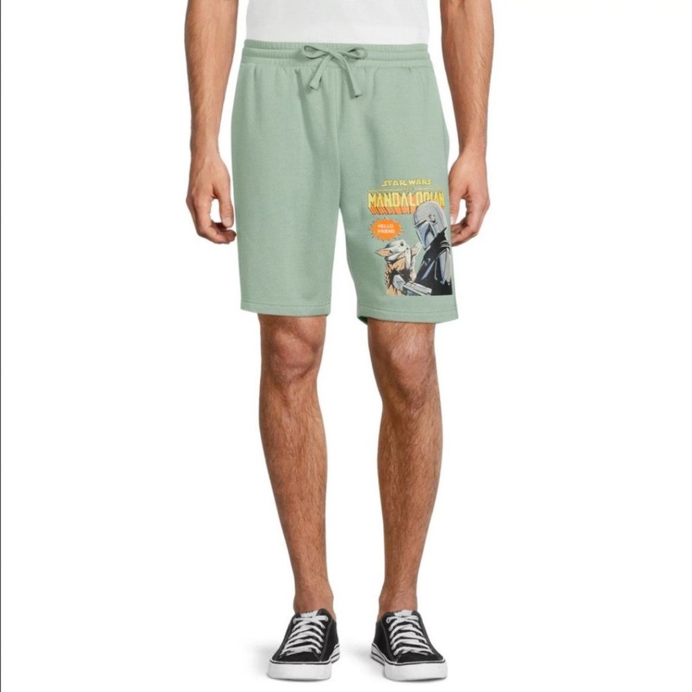 Star Wars‎ The Mandalorian Green Shorts Sz 2XL